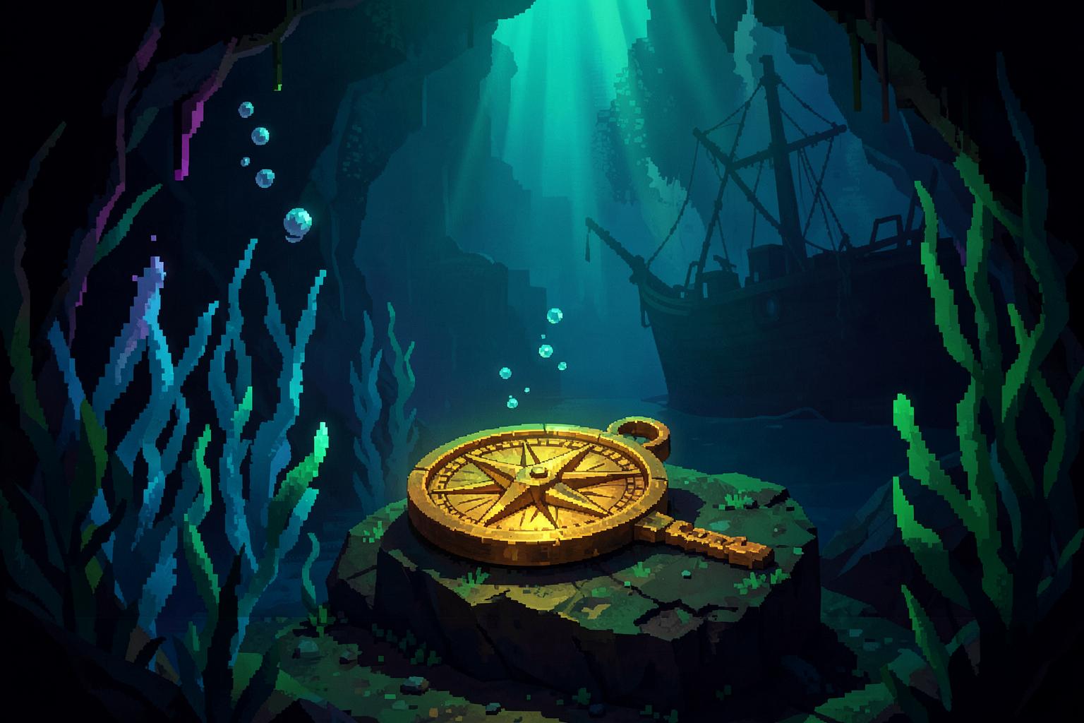 THE MYSTERY OF THE SUNKEN COMPASS